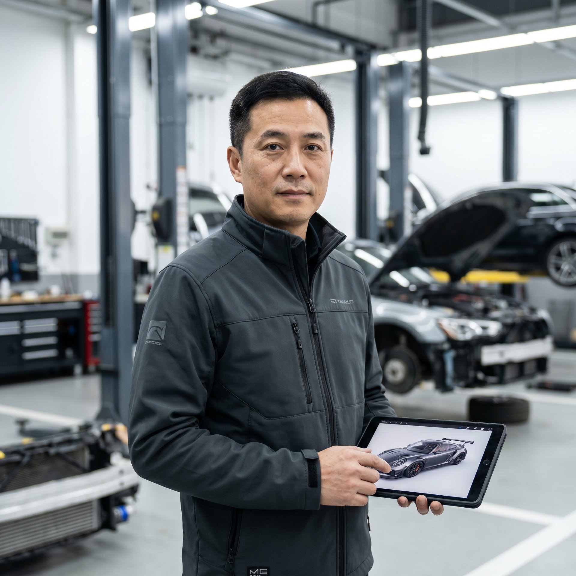 涩里番修车改装视频-高级改装技师刘改装